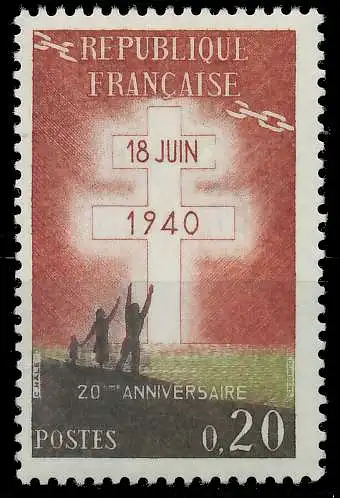 FRANKREICH 1960 Nr 1315 postfrisch 625726