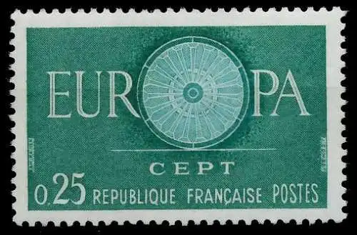 FRANKREICH 1960 Nr 1318 postfrisch 62578A