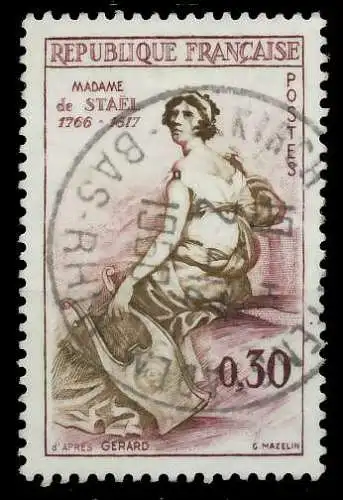 FRANKREICH 1960 Nr 1322 zentrisch gestempelt 6257C6