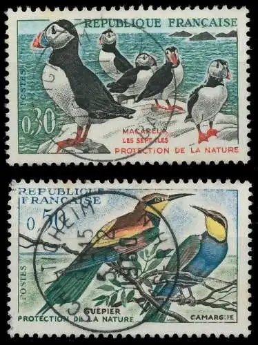 FRANKREICH 1960 Nr 1326-1327 zentrisch gestempelt 62583E