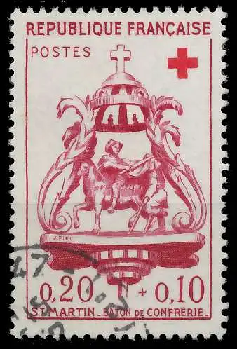 FRANKREICH 1960 Nr 1329 gestempelt 625862