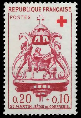 FRANKREICH 1960 Nr 1329 postfrisch 62585E