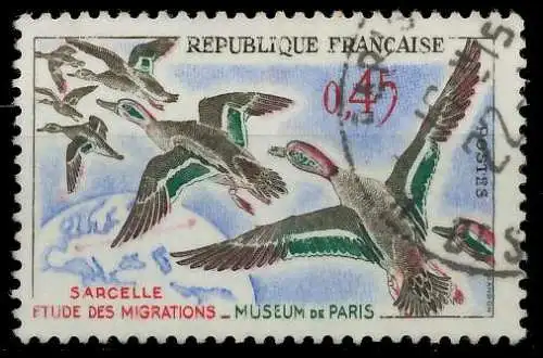 FRANKREICH 1960 Nr 1333 gestempelt 62587A