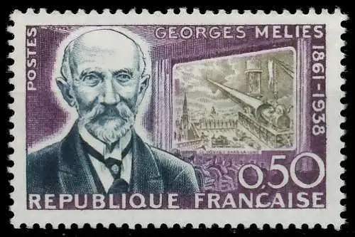 FRANKREICH 1961 Nr 1338 postfrisch 6258DE