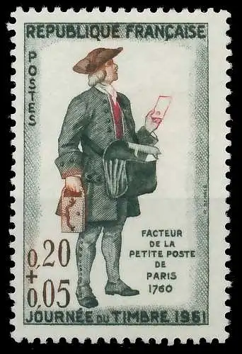 FRANKREICH 1961 Nr 1339 postfrisch 625912