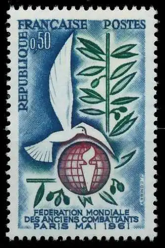 FRANKREICH 1961 Nr 1346 postfrisch 625982
