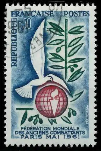 FRANKREICH 1961 Nr 1346 gestempelt 625992
