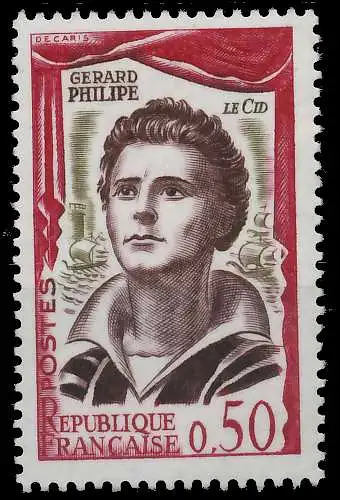 FRANKREICH 1961 Nr 1359 postfrisch 625A16