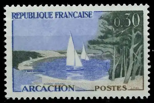 FRANKREICH 1961 Nr 1366 postfrisch S25CC02