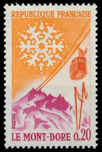 FRANKREICH 1961 Nr 1360 postfrisch 625A6E