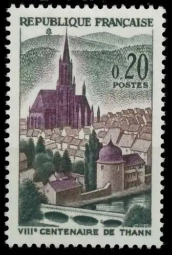 FRANKREICH 1961 Nr 1362 postfrisch 625A5E