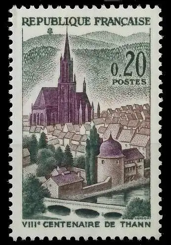 FRANKREICH 1961 Nr 1362 postfrisch 625A5A