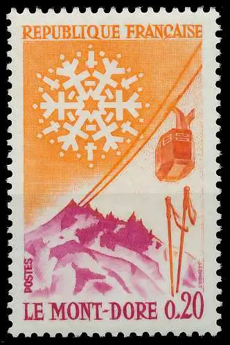 FRANKREICH 1961 Nr 1360 postfrisch 625A72