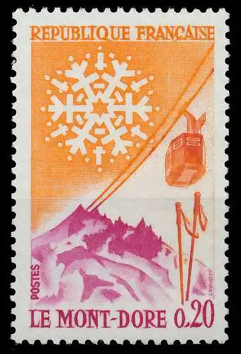 FRANKREICH 1961 Nr 1360 postfrisch 625A66