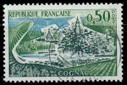 FRANKREICH 1961 Nr 1368 gestempelt 62D24A