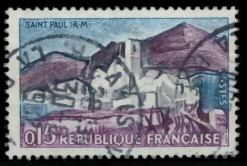 FRANKREICH 1961 Nr 1365 gestempelt 62D222