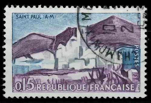 FRANKREICH 1961 Nr 1365 gestempelt 62D226