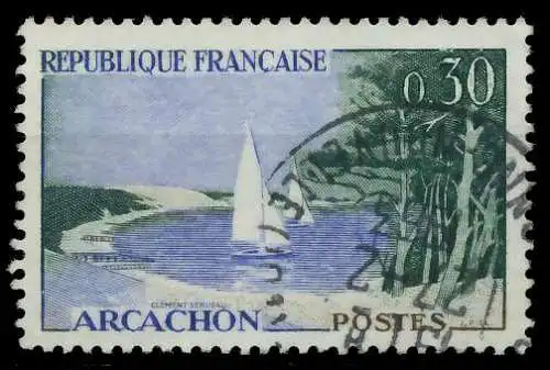 FRANKREICH 1961 Nr 1366 gestempelt 62D22E
