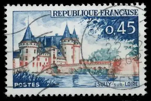 FRANKREICH 1961 Nr 1367 gestempelt 62D23A