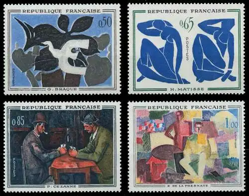 FRANKREICH 1961 Nr 1372-1375 postfrisch S25CCA2