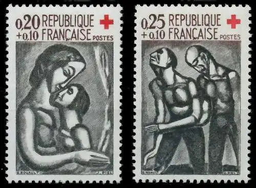 FRANKREICH 1961 Nr 1376-1377 postfrisch S263BFE