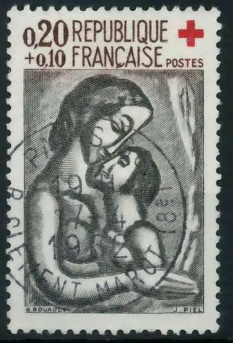 FRANKREICH 1961 Nr 1376 gestempelt 62D2B6