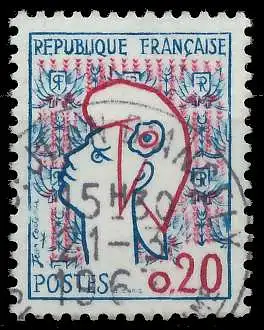 FRANKREICH 1961 Nr 1335 gestempelt 62D2E6