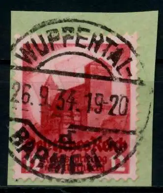 DEUTSCHES REICH 1934 Nr 547 zentrisch gestempelt Briefst³ck 864672