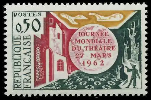 FRANKREICH 1962 Nr 1387 postfrisch 62D37A
