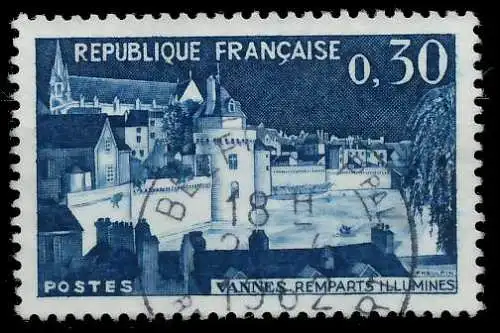 FRANKREICH 1962 Nr 1386 gestempelt 62D396