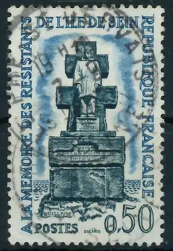 FRANKREICH 1962 Nr 1391 gestempelt 62D422