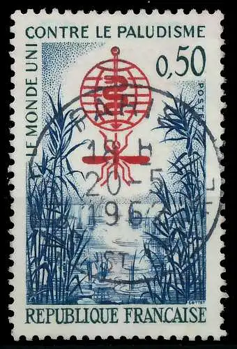 FRANKREICH 1962 Nr 1392 zentrisch gestempelt 62D43A