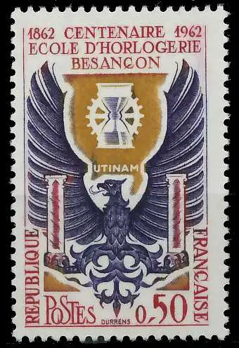 FRANKREICH 1962 Nr 1396 postfrisch S263DF6