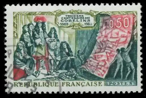 FRANKREICH 1962 Nr 1397 gestempelt 62D4AA