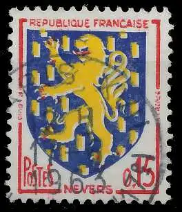 FRANKREICH 1962 Nr 1407 gestempelt 62D582