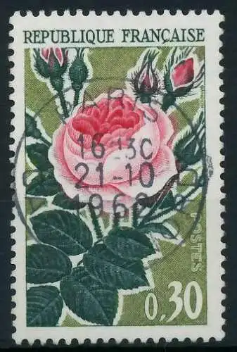FRANKREICH 1962 Nr 1410 zentrisch gestempelt 62D5BA