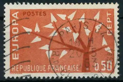 FRANKREICH 1962 Nr 1412 gestempelt 62D5D2