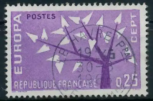 FRANKREICH 1962 Nr 1411 gestempelt 62D5C6