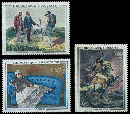 FRANKREICH 1962 Nr 1415-1417 postfrisch S263F62