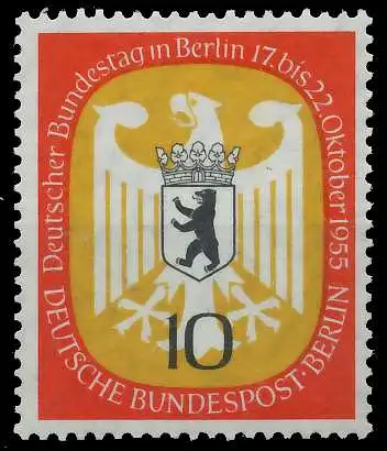 BERLIN 1955 Nr 129 postfrisch 62D696