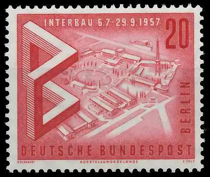 BERLIN 1957 Nr 161 postfrisch S26407A