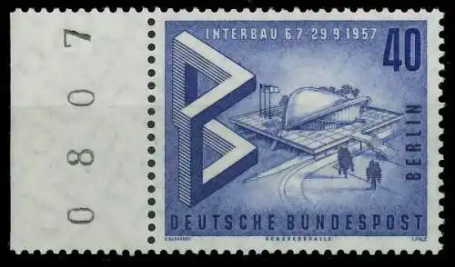 BERLIN 1957 Nr 162 postfrisch SRA 62D712