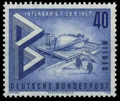 BERLIN 1957 Nr 162 postfrisch S26406E