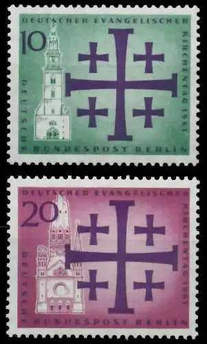BERLIN 1961 Nr 215-216 postfrisch S26EB26