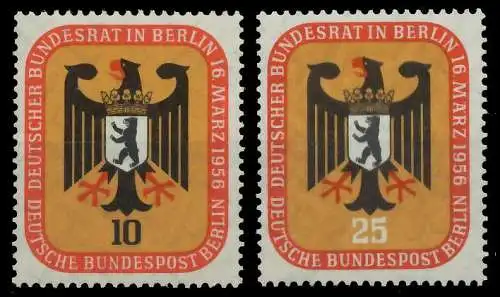 BERLIN 1956 Nr 136-137 postfrisch SA2568E