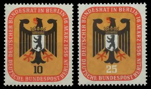 BERLIN 1956 Nr 136-137 postfrisch SA25692