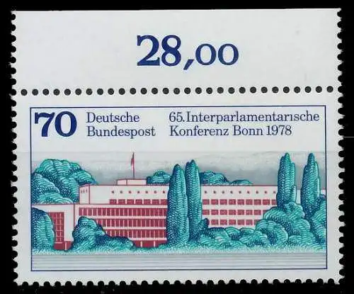 BRD BUND 1978 Nr 976 postfrisch ORA 636B56