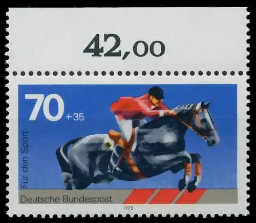 BRD BUND 1978 Nr 968 postfrisch ORA 636C36