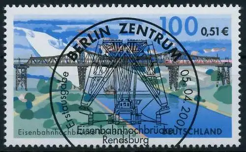 BRD BUND 2001 Nr 2178 ESST zentrisch gestempelt 636DA6