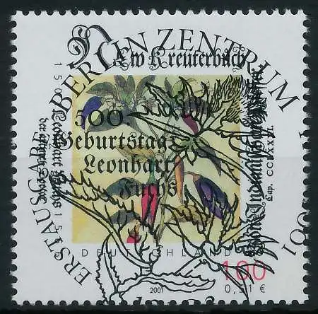 BRD BUND 2001 Nr 2161 ESST zentrisch gestempelt 636E7E